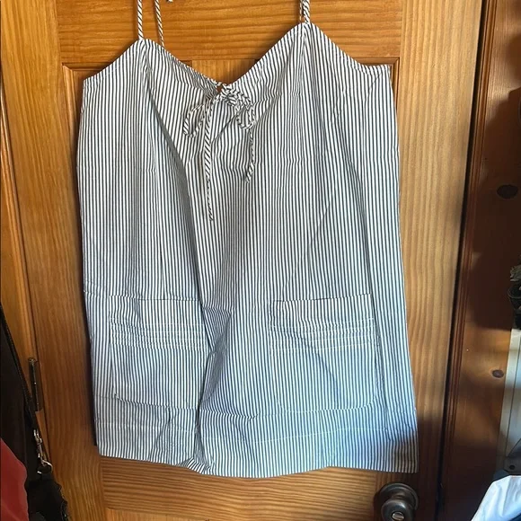 By Anthropologie-Mini Striped Shift Dress - Picture 6 of 9